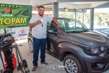Bruno Siriano, de Marabá, é Contemplado com Carro no Encerramento do TOPAM