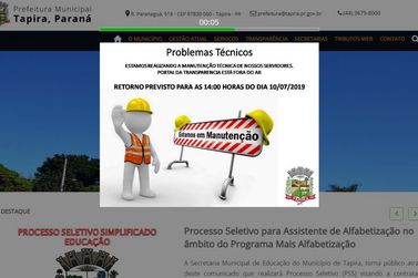 Hackers invadem sistema da Prefeitura de Tapira e "sequestram" dados