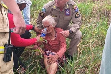 Idosa de 85 anos que estava desaparecida h&aacute; cinco dias &eacute; encontrada em Cianorte