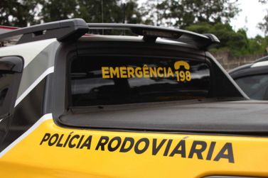 Motociclista fica ferido em colis&atilde;o lateral com &ocirc;nibus entre Umuarama e Mariluz