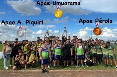 Umuarama vence fase regional de atletismo das Olímpiadas das Apaes, em Pérola
