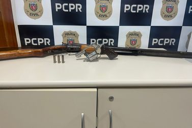 Pai e filho são presos com armamento ilegal e motos irregulares em Icaraíma
