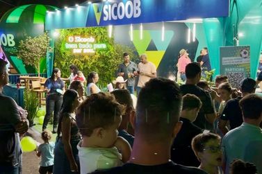 Mais de duas mil pessoas visitaram o estande do Sicoob Arenito durante a Expo