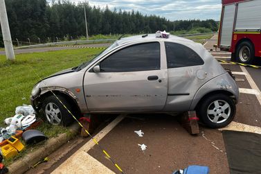 Colis&atilde;o entre Ipor&atilde; e Francisco Alves mata condutora e deixa passageira em estado grave