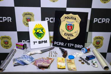 Em a&ccedil;&atilde;o conjunta, pol&iacute;cia desmantela ponto de drogas em Cruzeiro do Oeste