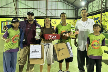  Atletas de Umuarama brilham na etapa estadual de skate em Jandaia do Sul