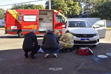 Funcion&aacute;rio de posto de combust&iacute;veis &eacute; atropelado durante trabalho em Umuarama
