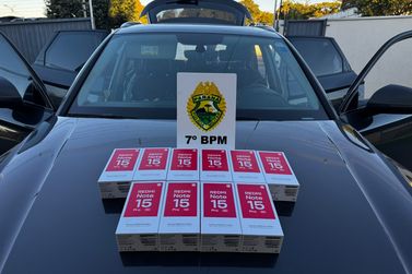 PRE intercepta aproximadamente R$ 20 mil em mercadorias na PR-323, em Cruzeiro do Oeste