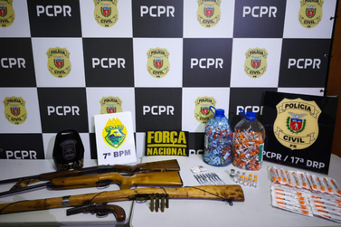 A&ccedil;&atilde;o integrada combate venda ilegal de medicamentos e apreende armamento