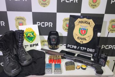 Opera&ccedil;&atilde;o integrada resulta na pris&atilde;o de foragido e apreens&atilde;o de arma e drogas