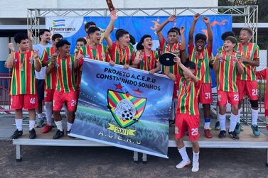 Parque Industrial/Aceru conquista t&iacute;tulo do Municipal Interbairros Sub-15