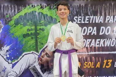 Pedro Henrique busca apoio para disputar a Copa do Brasil de Taekwondo em Fortaleza