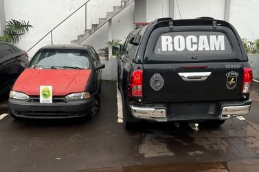 Pol&iacute;cia Militar recupera carro roubado em 2023 durante patrulhamento em Umuarama