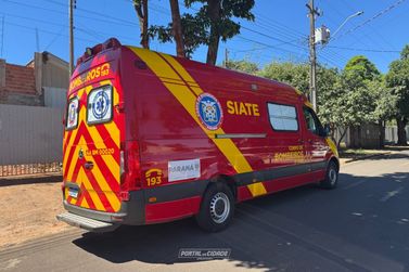 Região: Homem de 62 anos sofre traumatismo craniano após queda de dois metros em Umuarama