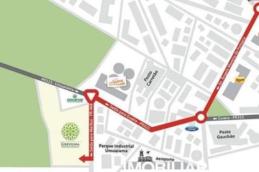 Terreno &agrave; venda - 629m&sup2; - RODOVIA 323