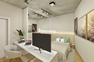 Apartamento &agrave; venda - 30m&sup2; - Zona III