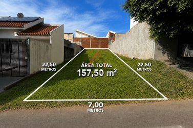 Terreno &agrave; venda - 157m&sup2; - Jardim Sakai