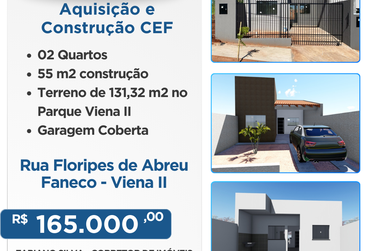 Casa &agrave; venda - 55m&sup2; - Parque Residencial Viena II