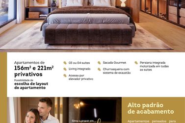 Apartamento &agrave; venda - 156m&sup2; - Zona I