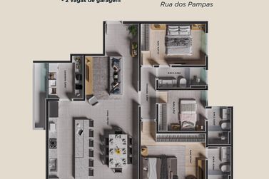 Apartamento &agrave; venda - 199m&sup2; - Jardim dos Pr&iacute;ncipes