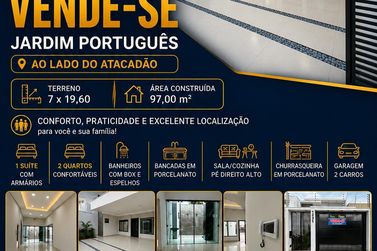 Casa &agrave; venda - 97m&sup2; - ZONA I
