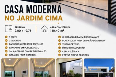 Casa &agrave; venda - 110m&sup2; - ZONA I