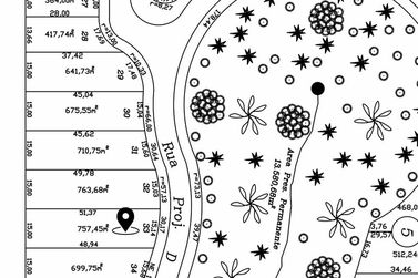Terreno &agrave; venda - 757m&sup2; - Jardim Alphavile