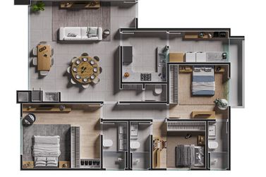 Apartamento &agrave; venda - Parque Presidente