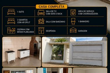 Casa para alugar - 100m&sup2; - JARDIM AM&Eacute;RICA