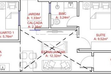 Casa &agrave; venda - 65m&sup2; - Santa Cruz