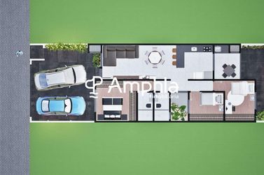 Casa &agrave; venda - 90m&sup2; - Recanto Tropical