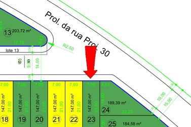 Terreno &agrave; venda - 147m&sup2; - Residencial It&aacute;lia III