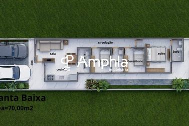 Casa &agrave; venda - 70m&sup2; - Parque Verde