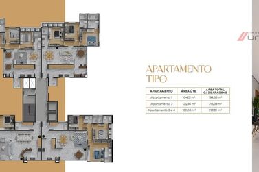 Apartamento &agrave; venda - 104m&sup2; - Zona 7