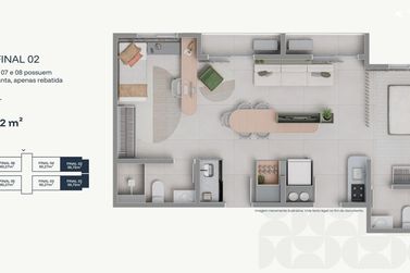 Apartamento &agrave; venda - 60m&sup2; - Jardim Gr&eacute;cia