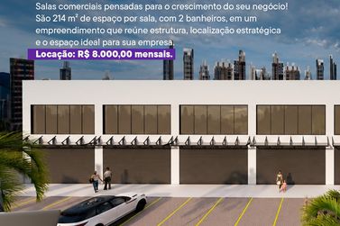 Sala Comercial para alugar - 214m&sup2; - Zona III