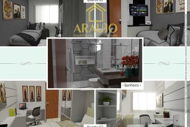 Apartamento &agrave; venda - 85m&sup2; - Jardim Arax&aacute;