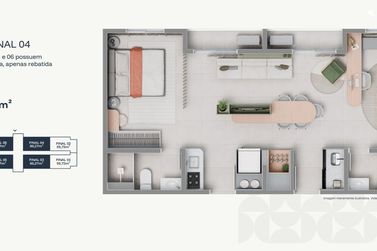 Apartamento &agrave; venda - 60m&sup2; - Jardim Gr&eacute;cia