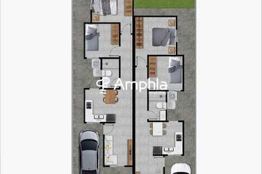 Casa &agrave; venda - 52m&sup2; - Vila Pioneiro