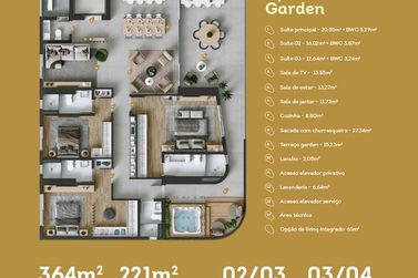 Apartamento &agrave; venda - 156m&sup2; - Zona I