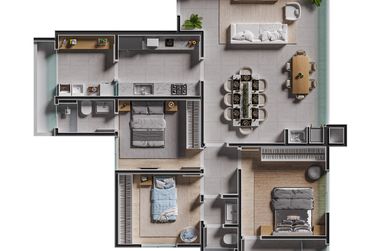 Apartamento &agrave; venda - Parque Presidente