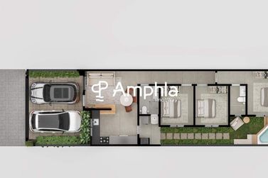 Casa &agrave; venda - 71m&sup2; - Recanto Tropical
