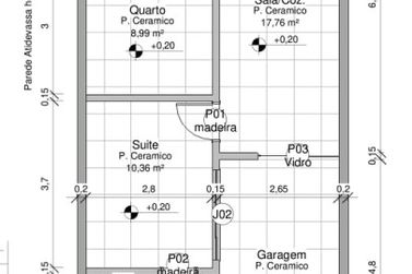 Casa &agrave; venda - 66m&sup2; - Jardim Canad&aacute;