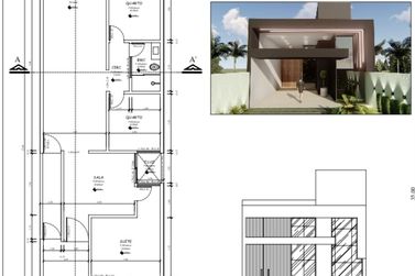 Casa &agrave; venda - 181m&sup2; - Zona II