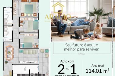 Apartamento &agrave; venda - 85m&sup2; - Jardim Arax&aacute;