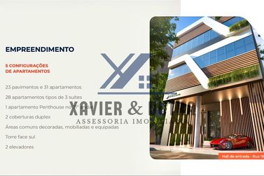 Apartamento &agrave; venda - 126m&sup2; - Centro de Balne&aacute;rio