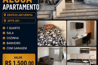 Apartamento para alugar - 33m&sup2; - ZONA III