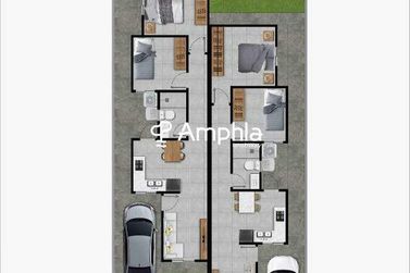 Casa &agrave; venda - 52m&sup2; - Vila Pioneiro