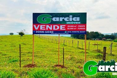 Terreno &agrave; venda - 550m&sup2; - GLEBA 12 JABORANDI