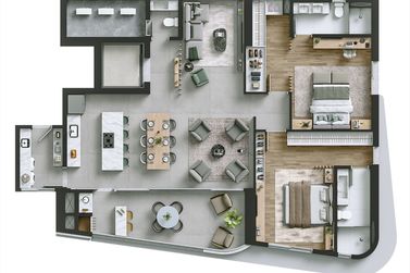 Apartamento &agrave; venda - 274m&sup2; - Zona I